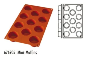 Formy silikonowe do pieczenia Mini-Muffins