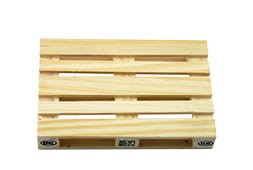 Podkładka mini paletka naturalne drewno 12 x 8 x 0,8 cm T-TBD003