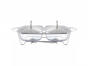 Podgrzewacz, naczynie żaroodporne 2x2,5l Ambition HELIOS