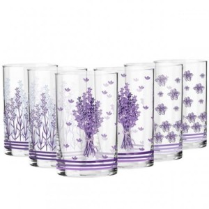 Krosno Komplet szklanek Lavender 1031  250ml (6szt)