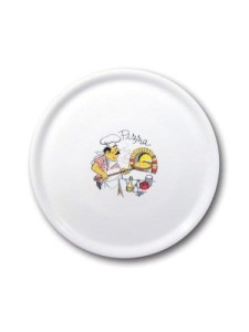 Talerz do pizzy Speciale porcelanowy dekorowany 330mm 774892