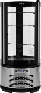 Witryna chłodnicza 100L 48x48x103 CZARNA YG-05094