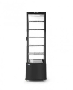 Witryna chłodnicza 280l czarna 233290