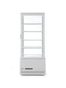 Witryna chłodnicza nastawna biała wysokość 1116 mm