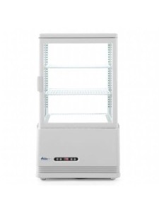 Witryna chłodnicza nastawna biała wysokość 816 mm