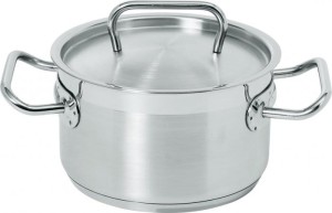 Garnek średni z pokrywką 9l Kitchen Line