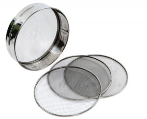 Zestaw 4 sit do przesiewania d 210 mm