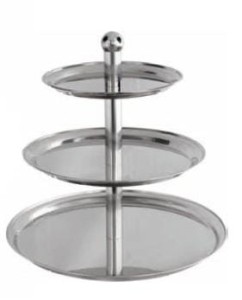 Patera 3-stopniowa do owoców i ciast