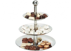 Patera do ciastek 3-stopniowa - składana