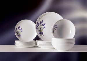Zestaw obiadowy komplet 6/18 Lubiana Lawenda 5979