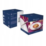 Lubiana TIAGO biały Zestaw talerzy 18 el na 6 osób