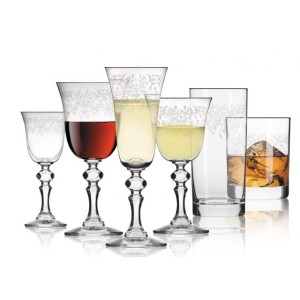 Krosno Zestaw kieliszków Krista Deco 36 elementów