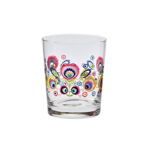 Krosno Komplet szklanek niskich FOLK 9613 250ml (6szt)