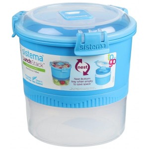 Pojemnik na lunch 965ml piętrowy SISTEMA bez BPA BPA