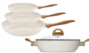 Zestaw, Komplet 4 sztuk Patelni Ambition NATURE 