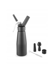 Syfon do bitej śmietany Kitchen Line 0,5l czarny 588420
