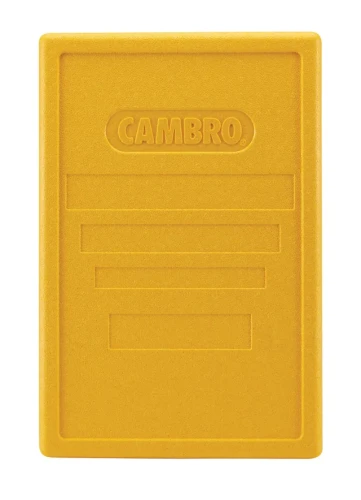 POKRYWA DO POJEMNIKÓW TERMOIZOLACYJNYCH Pokrywa do pojemników termoizolacyjnych Cam GoBox® ładowanych od góry, Cambro, żółta, żółty, 600x400x(H)34mm_1.webp