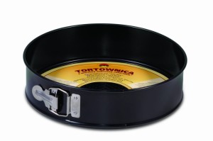 Tortownica 24 cm "non-stick" czarna