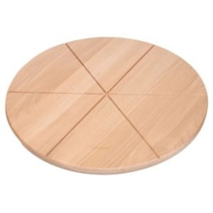 Deska drewniana na pizzę 45 cm z rowkami POLSKA